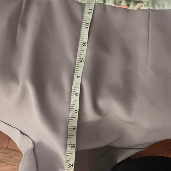 Ted Baker Floral Lavender Short Romper Wrap Detail Size 3 (US 8) - Picture 9 of 16